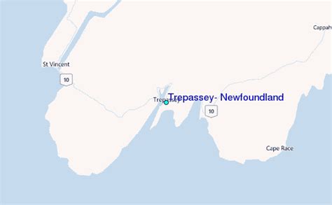 Trepassey, Newfoundland Tide Station Location Guide