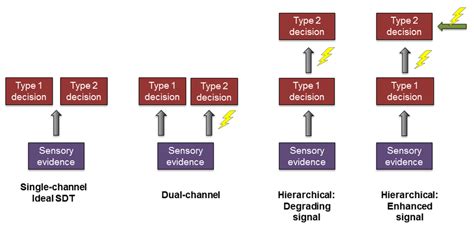 Alternative models of metacognition. From left: single-channel, which ...