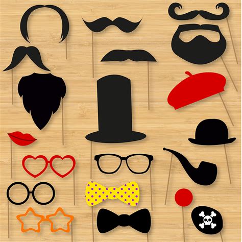 7 Best Images of DIY Printable Photo Booth Props - Glasses Photo Booth ...