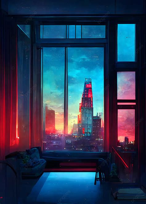 Apartment Style Cyberpunk Background Wallpaper Image For Free Download - Pngtree