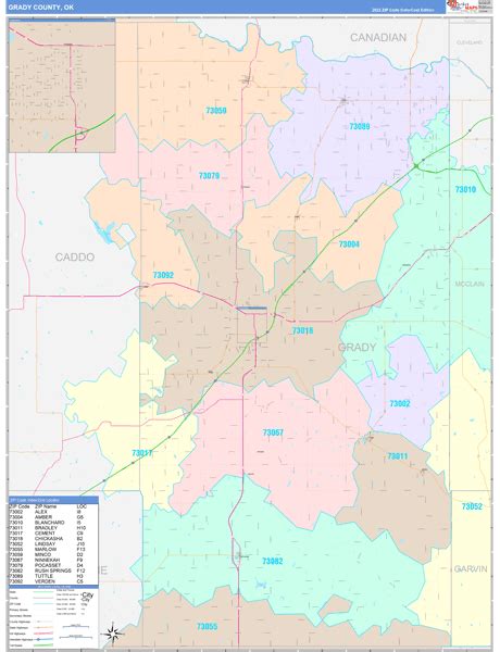 Maps of Grady County Oklahoma - marketmaps.com