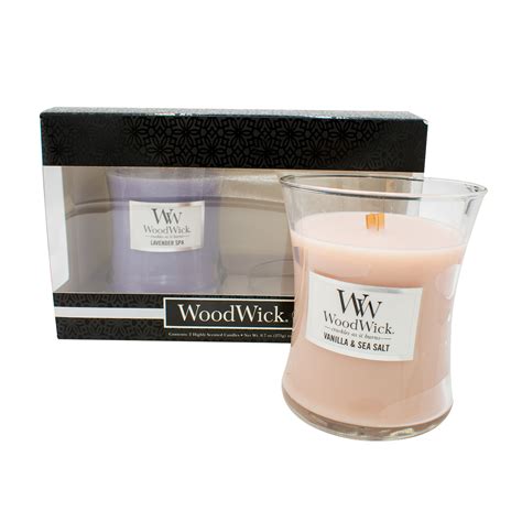 WoodWick WoodWick Gift Sets: Lavender Spa, Vanilla & Sea Salt 10 oz ...