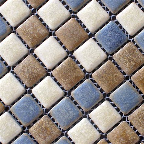 Porcelain Mosaic Floor Tiles Pattern Backsplash