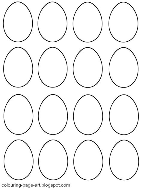 Easter egg template, Egg template, Easter egg templates