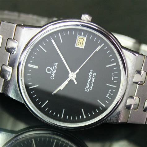 Omega Seamaster Quartz Date Steel Mens Watch - Catawiki