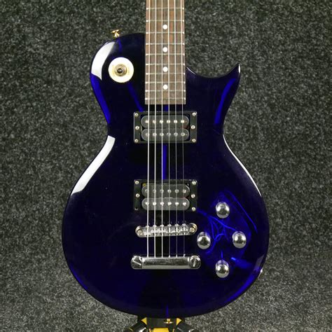 Wesley Acrylic Singlecut Electric Guitar - Blue - 2nd Hand | Rich Tone ...