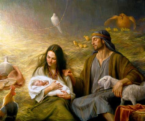 A Savior Is Born - Joseph Brickey | Native, Desenho de presepio, Presépios