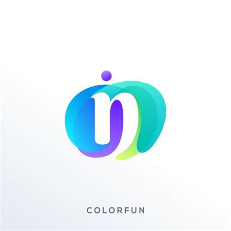 colorful N logo design | N logo design, Colorful logo design, Logo design