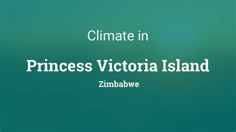 Climate & Weather Averages in Princess Victoria Island, Zimbabwe