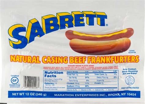 We Tasted The Most Popular Hot Dog Brands To Determine The Best | Hot dogs, Sabrett hot dogs ...