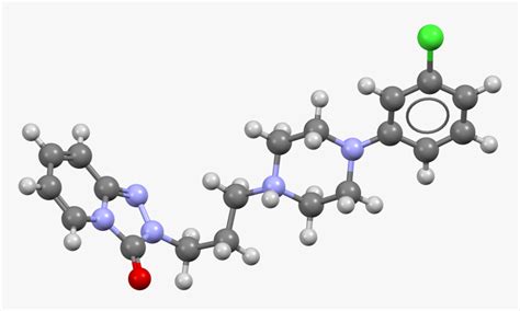 Trazodone From Hcl Xtal Mercury 3d Balls - Mercury Molecular Structure ...