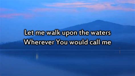 Hillsong - Oceans (Where Feet May Fail) - Instrumental with lyrics ...