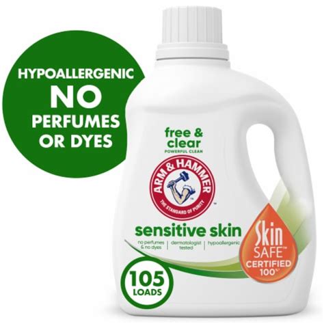 ARM & HAMMER Sensitive Skin Hypoallergenic Liquid Laundry Detergent, 105 fl oz - Kroger