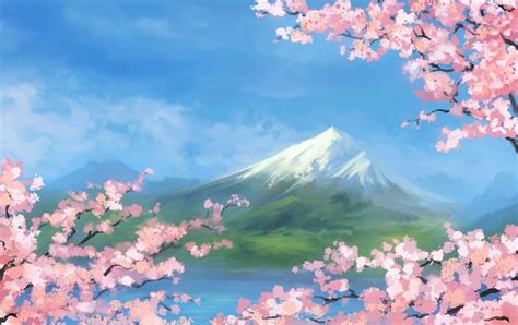 The Nature of Anime #Nature #anime #sky #Wallpapers #kawaii #view # ...