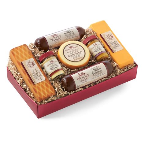 Summer Sausage & Cheese Gift Box - 54.99 USD | Hickory Farms | Sausages ...