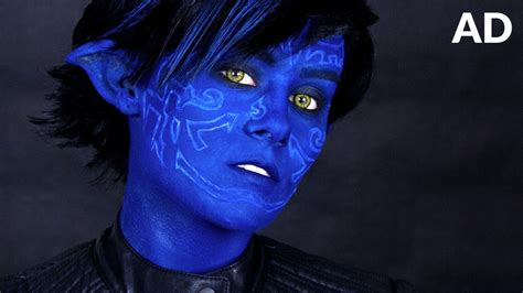 Nightcrawler (X-Men: Apocalypse) Makeup Tutorial - YouTube