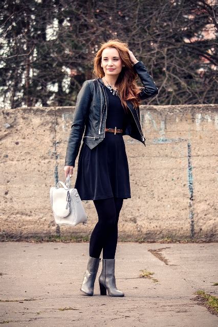 24 Fall Outfit Ideas With Mid Calf Boots - Styleoholic