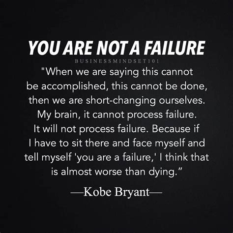 MAX SPORTS: KOBE BRYANT QUOTE | YOU ARE NO A FAILURE Basketball Quotes ...