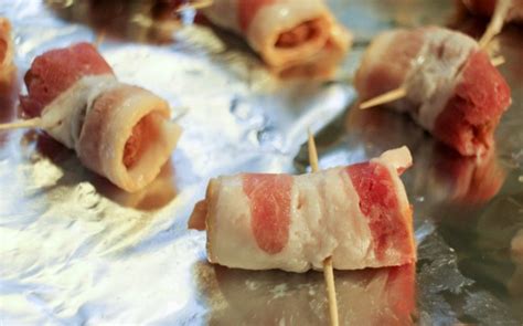 Bacon Wrapped Sausage Appetizers – Mamal Diane