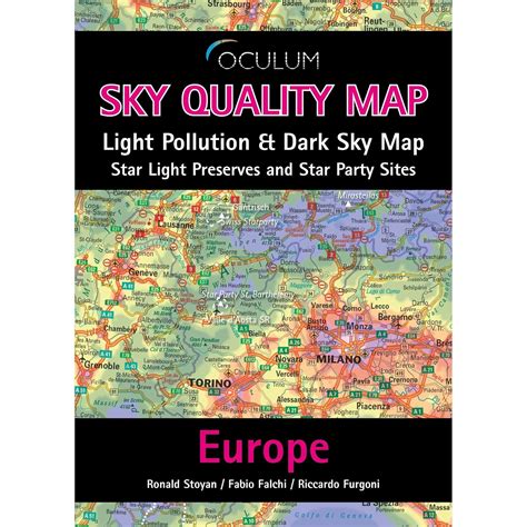 Sky Quality Map Europe: Light Pollution & Dark Sky Map - Star Light Preserves and Star Party ...