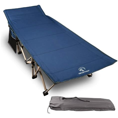 REDCAMP Folding Camping Cots for Adults 500lbs, Double Layer Oxford ...