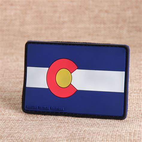 Custom PVC Patches | Colorado State Flag 2D PVC Patches