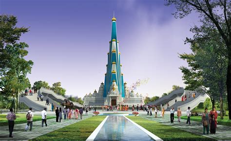 File:Vrindavan Chandrodaya Temple Render - Front View 01.jpg - Wikimedia Commons