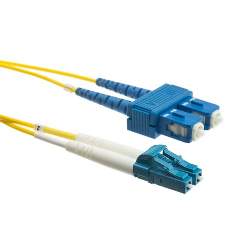 20 meter LC/SC Singlemode Duplex Fiber Optic Cable, 9/125