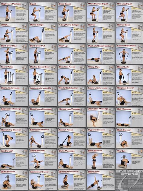 9 besten training vibro plate Bilder auf Pinterest | Trainings chart ...