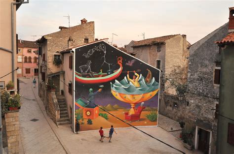 Interesni Kazki New Mural In Vodnjan, Croatia – StreetArtNews