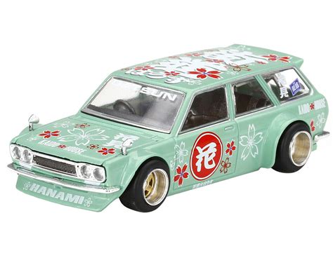 1971 DATSUN 510 WAGON HANAMI V2 GREEN KAIDO HOUSE 1/64 KAIDO TSM KHMG013 - Contemporary Manufacture