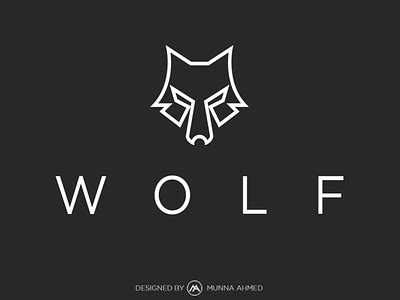 Minimalist Wolf Logo designs, themes, templates and downloadable ...