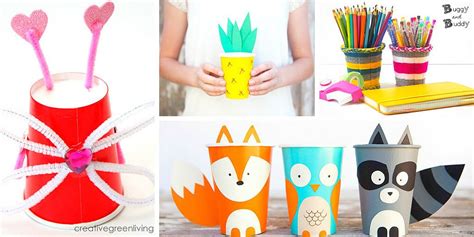 20+ Cup Crafts for Kids - Buggy and Buddy