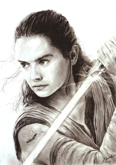 The Last Jedi - Rey by INH99.deviantart.com on @DeviantArt | Star wars drawings, Rey star wars ...