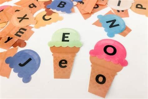 Fun Ice Cream Upper and Lower Case Letter Matching Activity | Mombrite