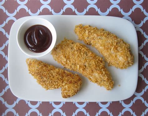 My Retro Kitchen: Baked Chipotle Panko-Crusted Chicken Tenders