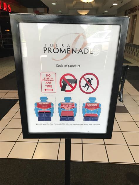 Tulsa Promenade mall rules : r/mildlyinteresting