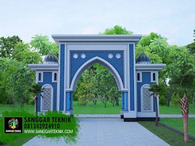 DESAIN GAPURA / GERBANG MASJID TERBARU | Desain, Arsitektur, Arsitektur masjid