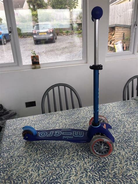 Mini micro scooter with seat in blue | in Burry Port, Carmarthenshire ...