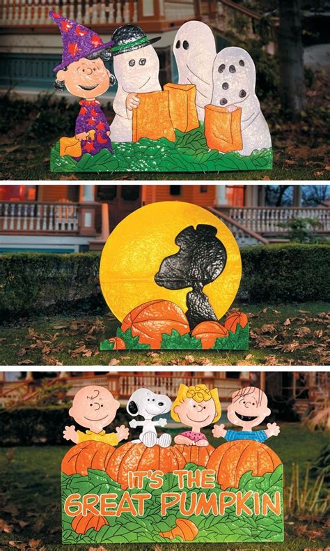 Adorable Peanuts and The Great Pumpkin Halloween Decorations