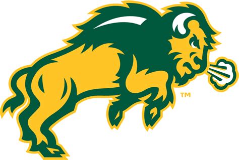 North Dakota State Bison Secondary Logo (2012) - Bison | Bison, Bison logo, North dakota