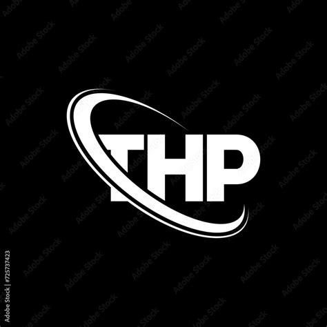 THP logo. THP letter. THP letter logo design. Initials THP logo linked ...