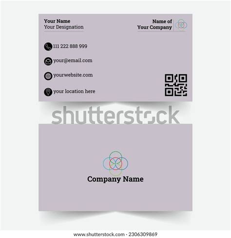 Professional Business Card Design Name Contact Stock Vector (Royalty Free) 2306309869 | Shutterstock