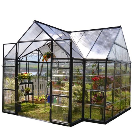 Even-span greenhouse - Chalet Hobby - Poly-Tex Inc - gardening / glass / permanent