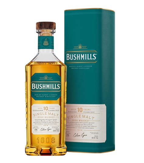 Bushmills Whiskey Single Malt Aged 10 Years, 750 ml - El Palacio de Hierro