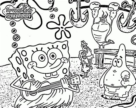 Free Spongebob Characters Coloring Pages, Download Free Spongebob ...