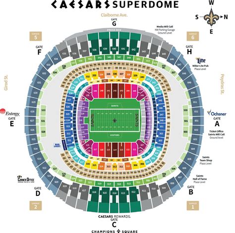 Caesars Superdome Facts Seating Chart - Issuu