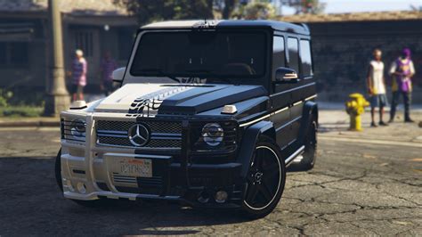 2013 Mercedes-Benz G65 "Black & White" Paintjob - GTA5-Mods.com