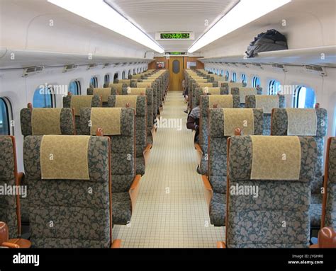 800 Series Shinkansen U002 interior Stock Photo - Alamy