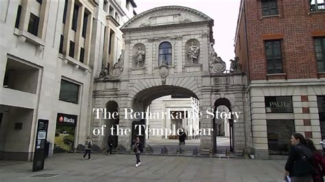 The Remarkable Story of Temple Bar in London - YouTube